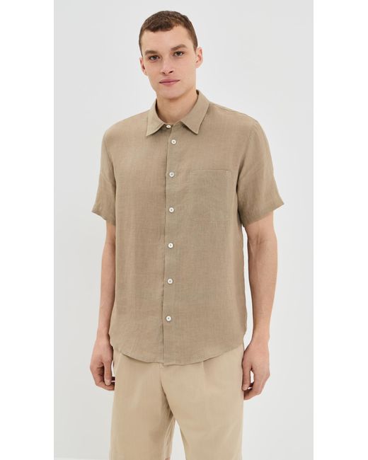 A.P.C. Natural A. P.C. Linen Shirt for men