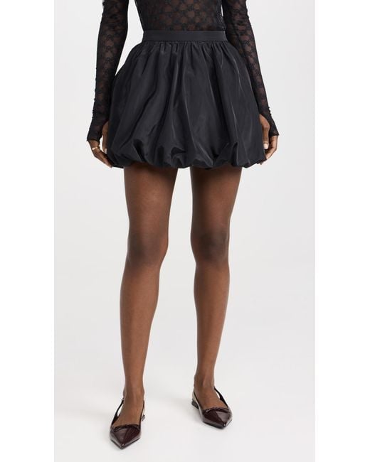 RHODE Black Blanca Skirt