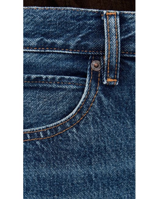 FRAME Blue The Pixie Petite Collegiate Jeans