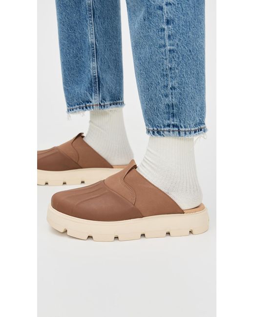 Sorel White Rein Cb Clogs