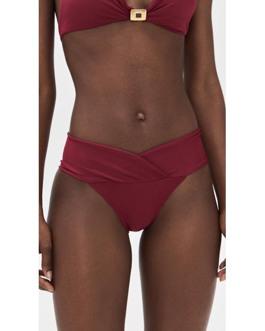 ViX Red Solid Beta Bikini Bottoms