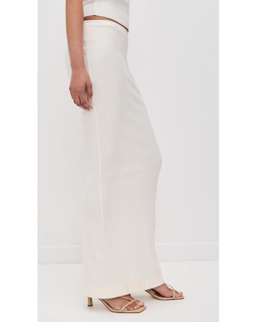 ÉTERNE White Emma Skirt