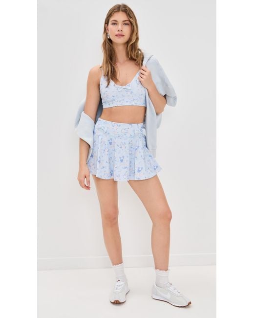 LoveShackFancy Blue Ridgeson Bra Top
