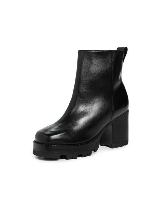 SCHUTZ SHOES Black Platform Booties