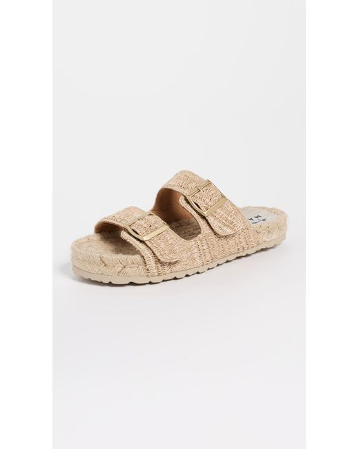 Manebí Natural Nordic Raffia Sandals