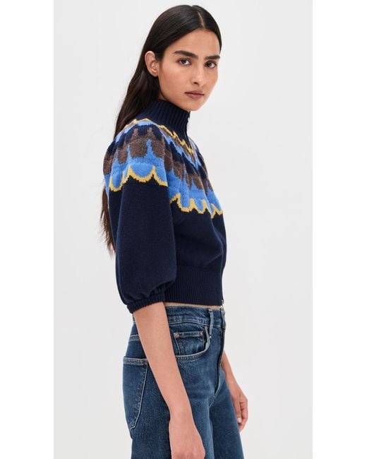 ALIGNE Blue Nelly Sweater
