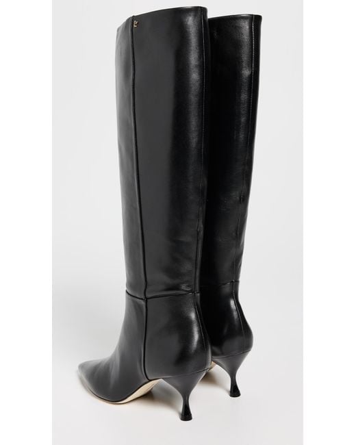 Larroude Black Georgia Boots