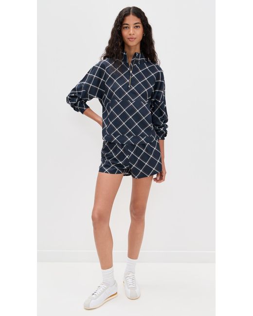 Rhone Blue Mirage Printed Anorak Jacket