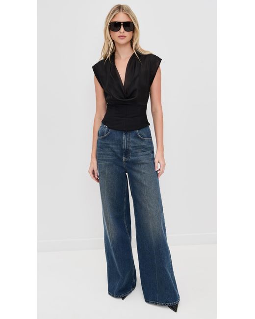 Staud Black Pinnacle Top