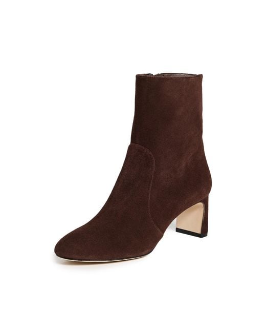 Stuart Weitzman Brown Babette 60 Zip Boots