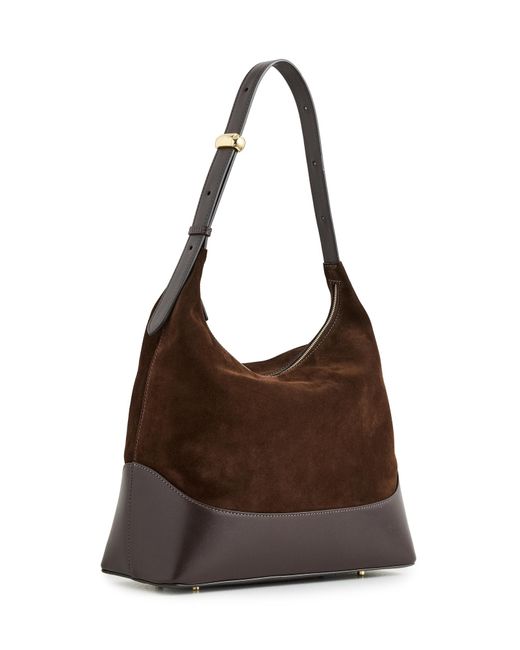 Elleme Brown Large Loop Suede/Leather Bag