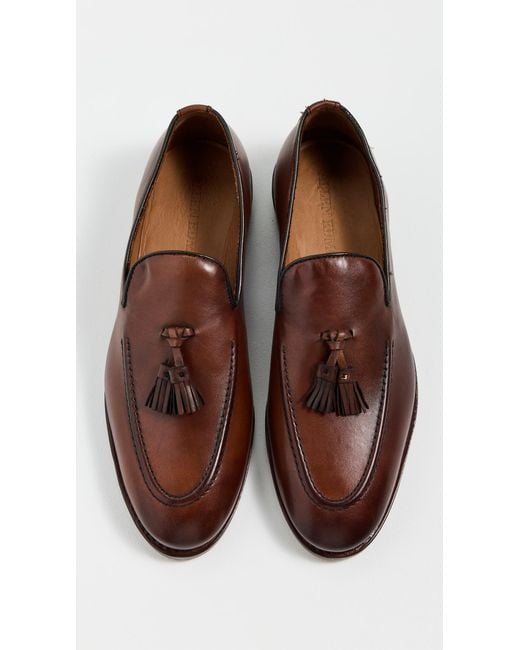 Allen Edmonds Brown Randolph Tassel Loafers for men