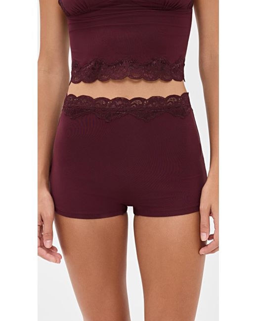 KAT THE LABEL Red Hugo Boy Shorts