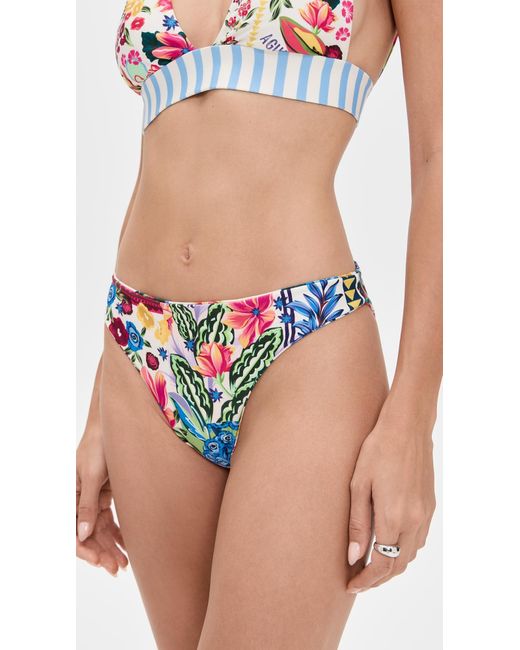 Agua Bendita Blue Ilu Citrus Bikini Bottoms