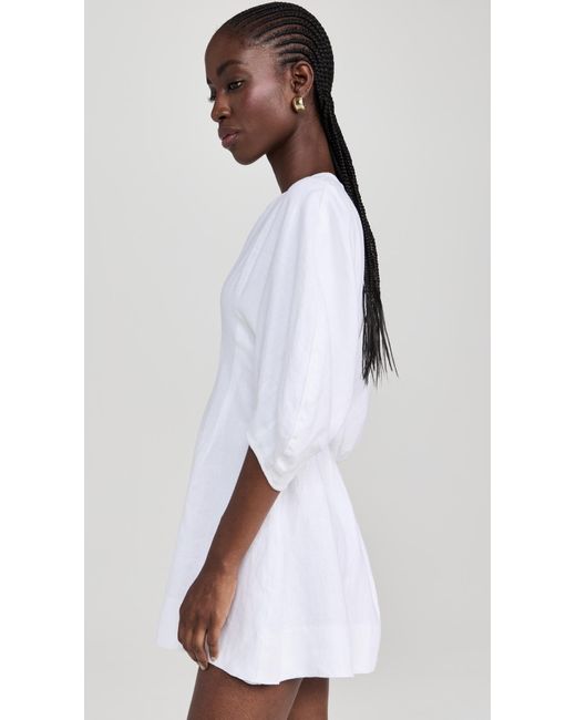 faithfull the brand soleil mini dress Faithfull the Brand Soleil Mini Dress in White