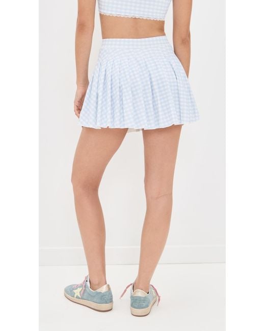 LoveShackFancy Blue Dancia Skirt