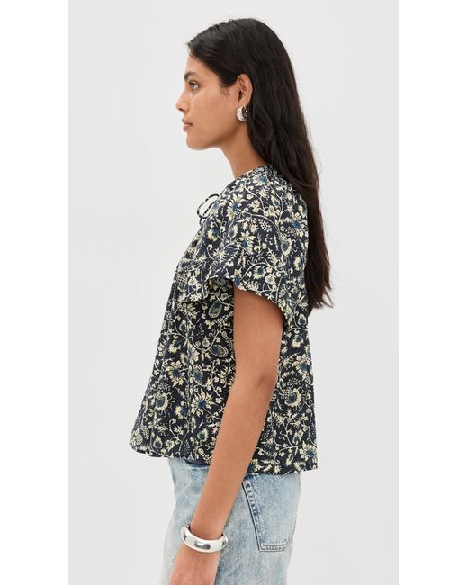 Ulla Johnson Black Sena Top