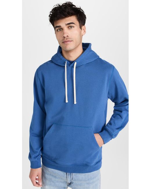 Reigning Champ Blue Reigning Chap Idweight Terry Cassic Hoodie Apis for men