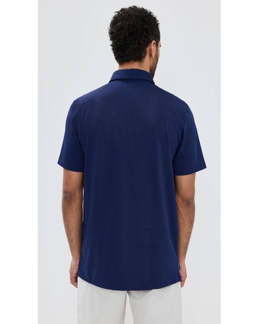 Greyson Blue Tala Lightweight Airflow Jersey Polo for men