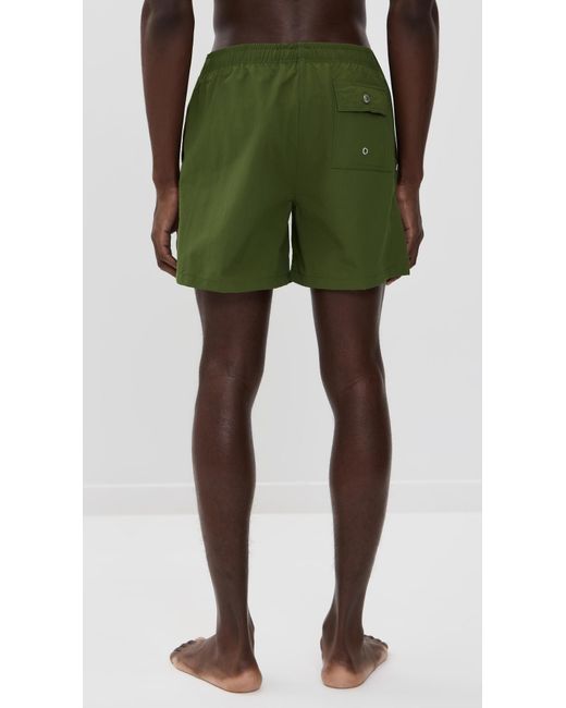 Bather Green Solid Swim Trunks 5.5 for men