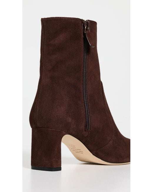Stuart Weitzman Brown Babette 60 Zip Boots