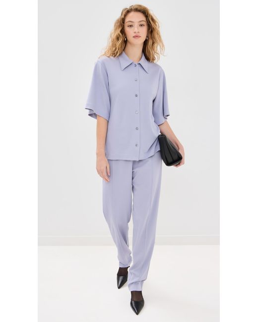 BITE STUDIOS Blue Jersey Trousers
