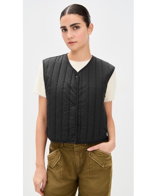 Rains Black Banja Short Liner Vest T1