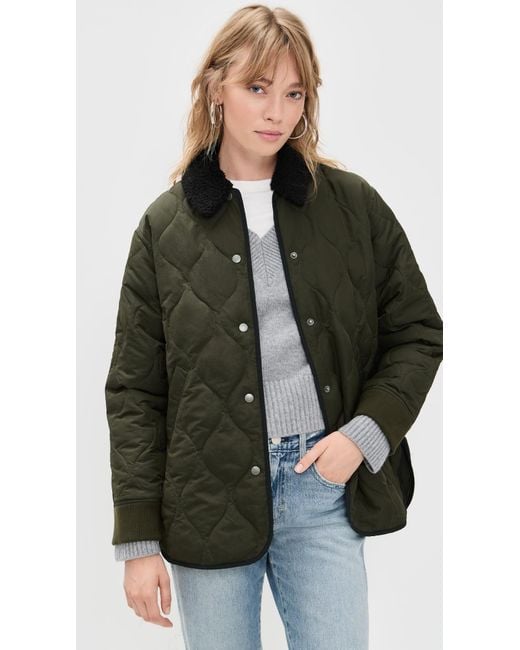 Alex Mill Black Anne Quilted Jacket