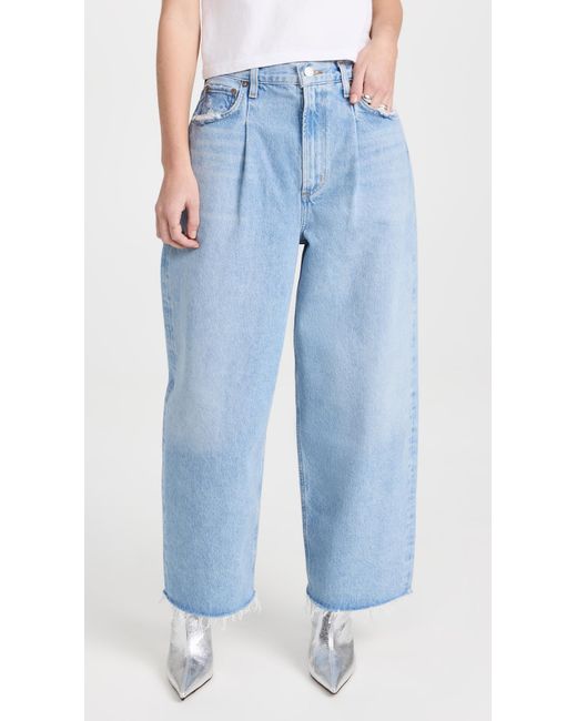 agolde belted baggy jeans