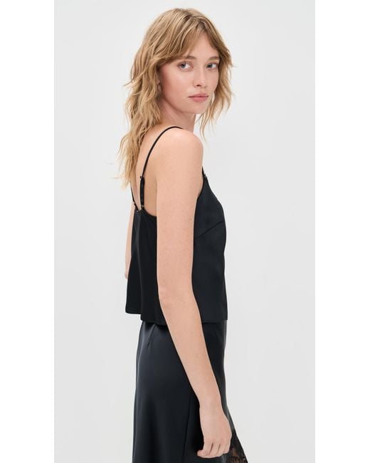LoveShackFancy Black Constantina Top