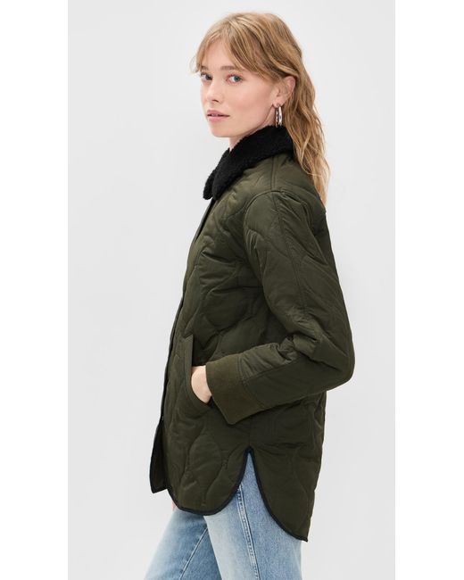 Alex Mill Black Anne Quilted Jacket