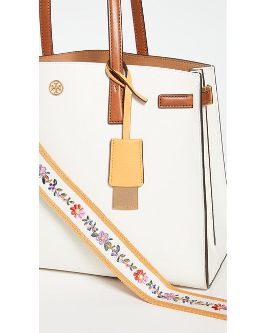 Tory Burch Walker Colorblock Satchel With Webbing Strap Lyst
