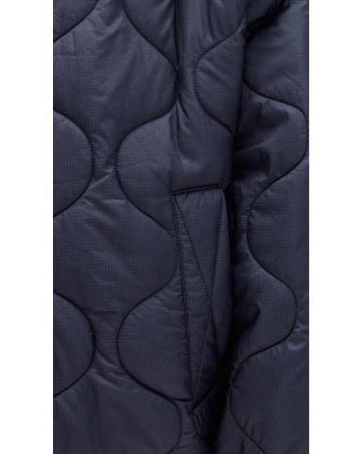 Agolde Blue Isla Quilted Jacket