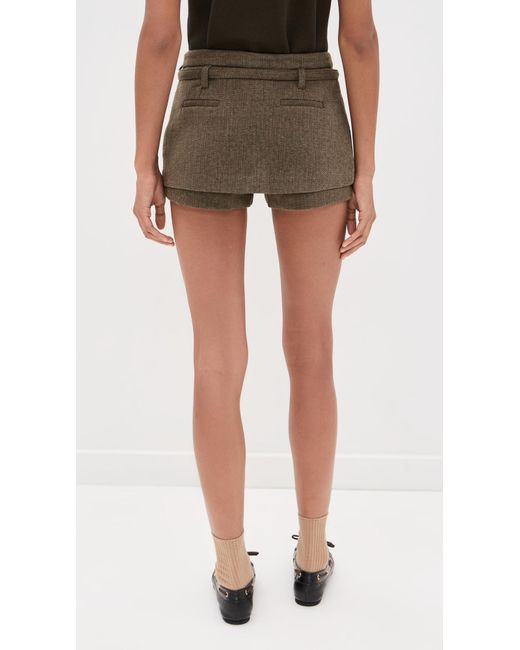 Line & Dot Black Belmont Skort