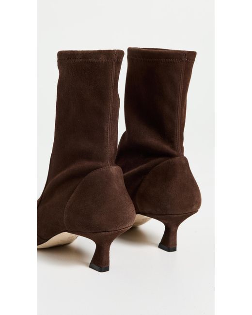 Stuart Weitzman Brown Vinnie 50 Booties