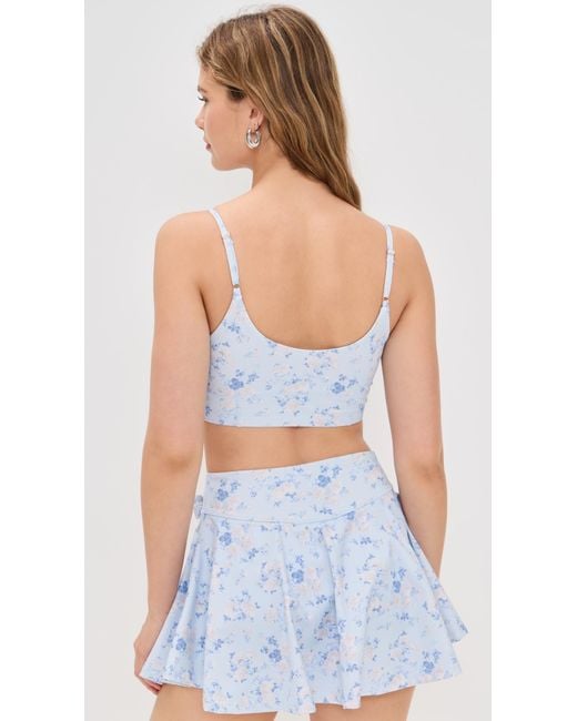 LoveShackFancy Blue Ridgeson Bra Top