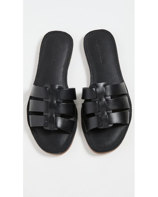 Madewell Leather Randal Boardwalk Fisherman Sandals in Black | Lyst Canada