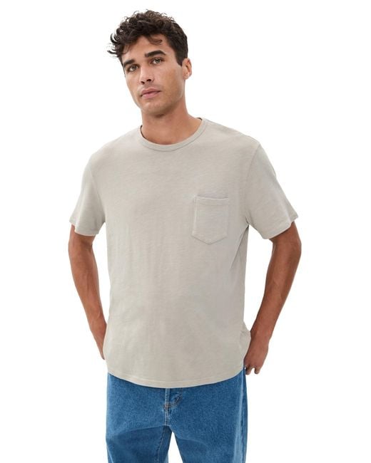 Marine Layer Multicolor Relaxed Heavy Slub Pocket Tee for men