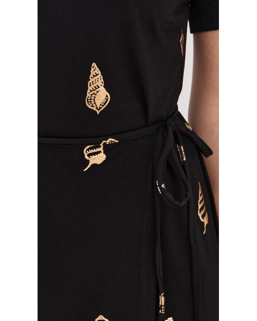 Never Fully Dressed Black Shell Mini Leia Dress