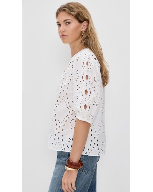 Ba&sh White Beatrice Shirt