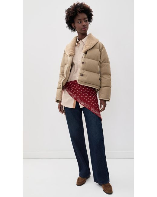 Rag & Bone Natural Angie Puffer Jacket