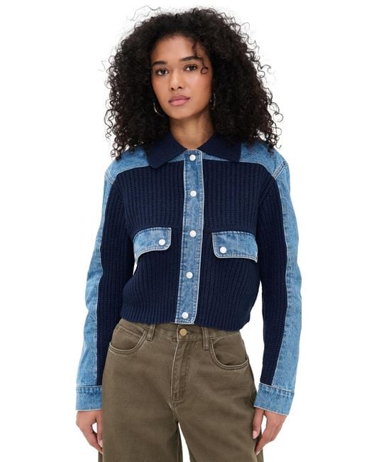Blank NYC Blue Moving Up Jacket