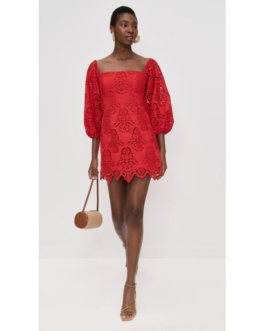 Cara Cara Red Montauk Dress