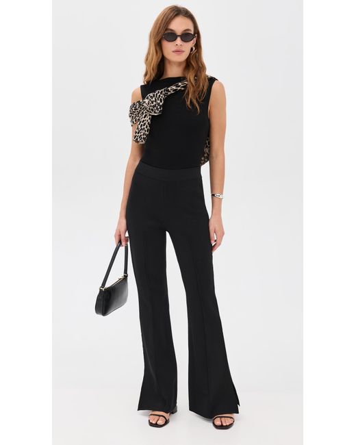 Apiece Apart Black Hana Pull On Full Flare Pants