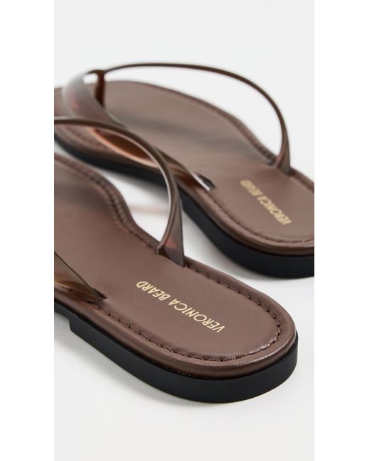 Veronica Beard Black Clea Jelly Sandals