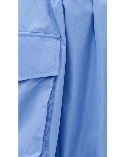 MSGM Blue Bubble Skirt