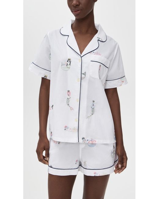 Printfresh Black Shorts Pajama Set