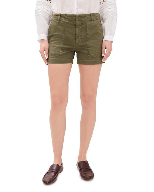 ショートパンツ NILI LOTAN Women Shorts  Burmudas 12210W123656 AMG GREEN Nili Lotan Utility Shorts in Green | Lyst