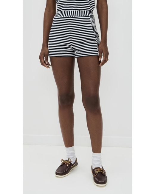 ALIGNE Black Omari Stripe Shorts