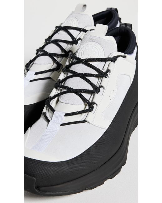 Canada Goose Black Glacier Trail Sneakers for men